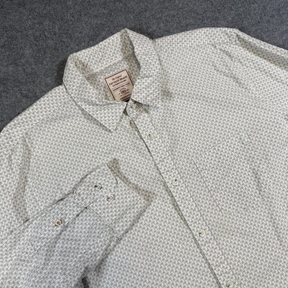 Fat Face Other - Fat Face Shirt Mens 2XL White Palm Tree Print Long Sleeve Button Up Tropical